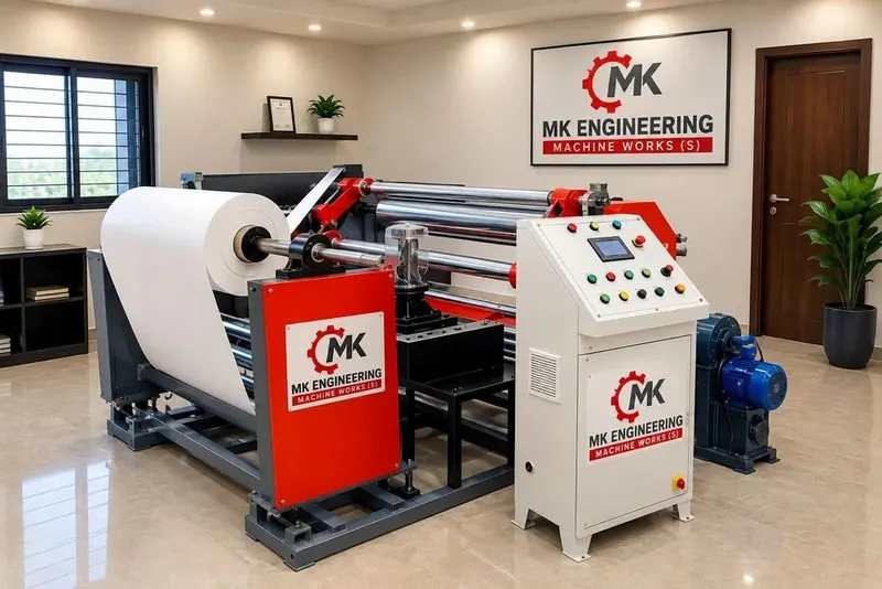 1200mm Drum Paper Slitting Rewinding Machine