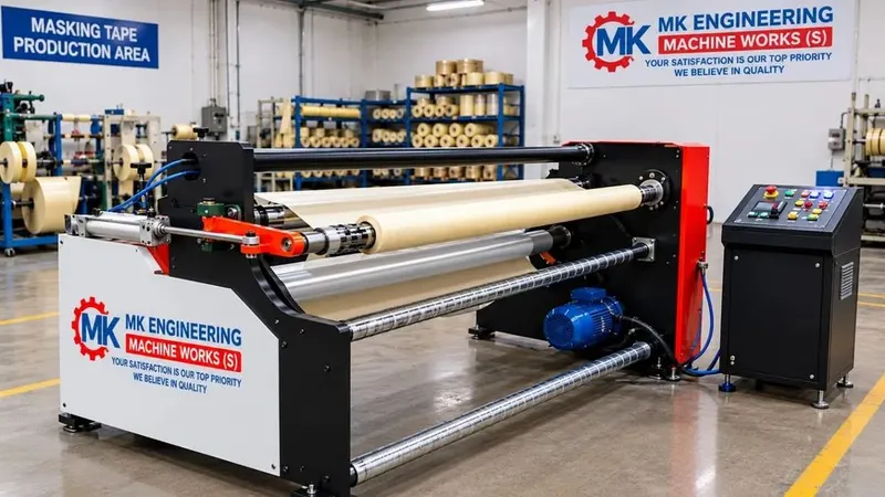 1650mm Masking Tape Slitting Rewinding Machine