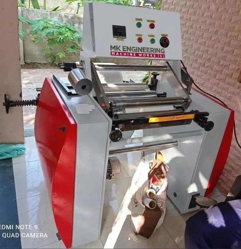 300mm Aluminium Kitchen Foil Roll Rewinding Machine