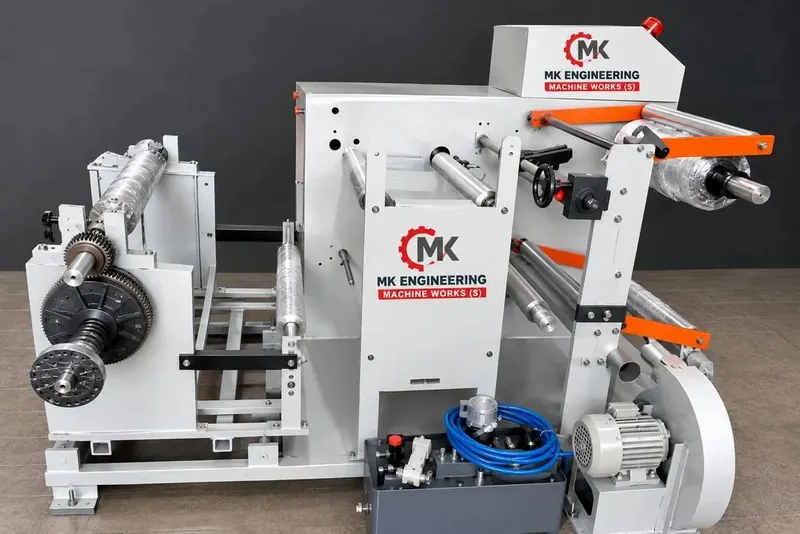 400mm Doctoring Cum Slitting Rewinding Machine