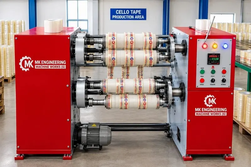 600mm BOPP Tape Slitting Rewinding Machine