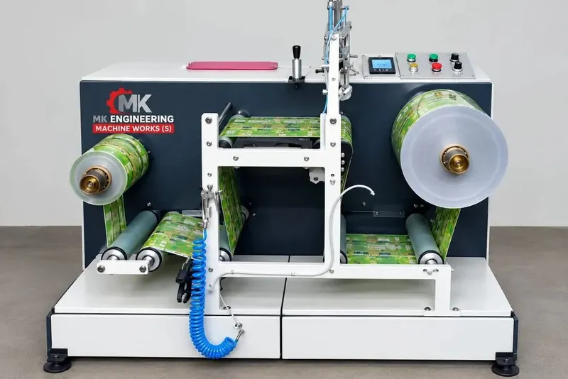 600mm Doctoring Roll Slitting Rewinding Machine