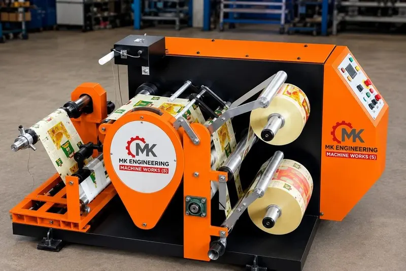 600mm Doctoring Roll Slitting Rewinding Machine