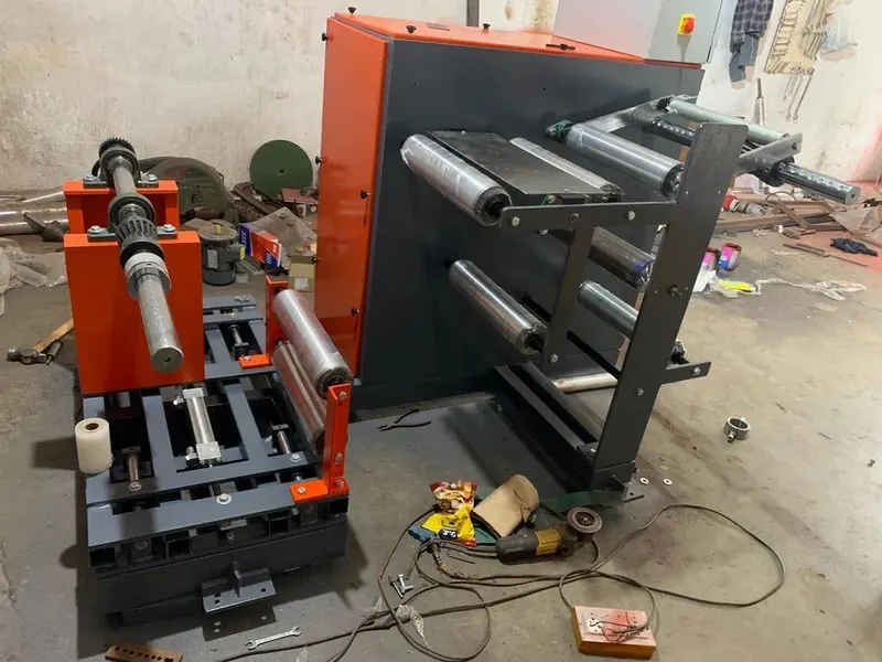 710mm Doctoring Cum Slitting Rewinding Machine