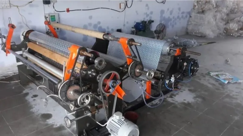 76mm Drum Slitting Rewinding Machine
