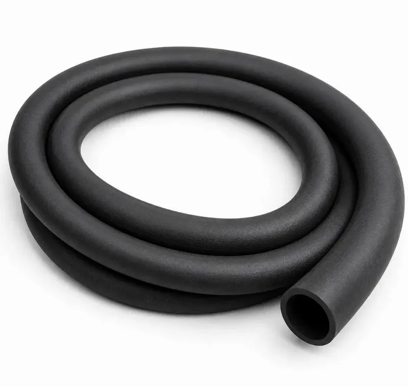 Black Rubber Cylindrical Sleeve Tube