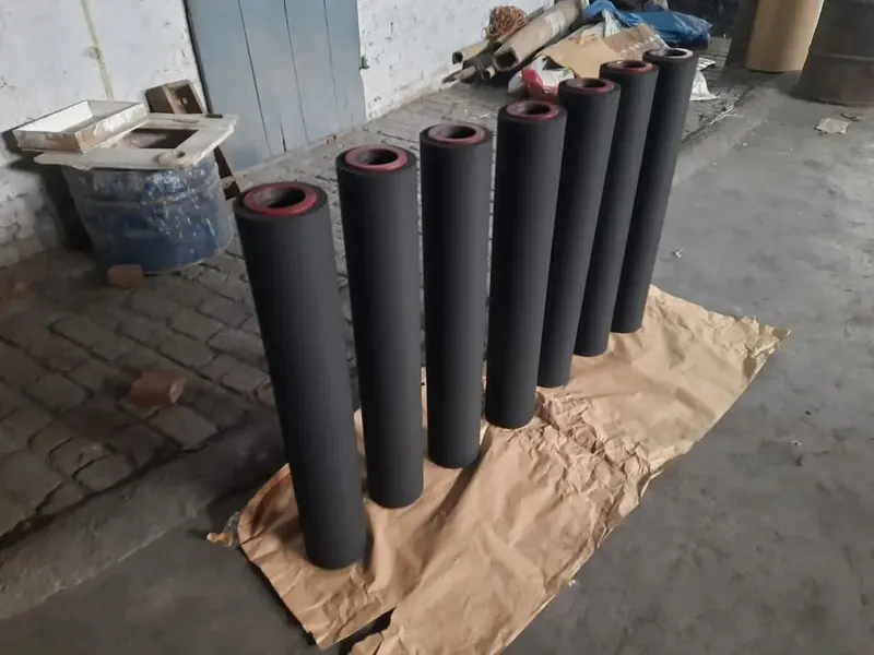 Black Rubber Cylindrical Sleeve Tube
