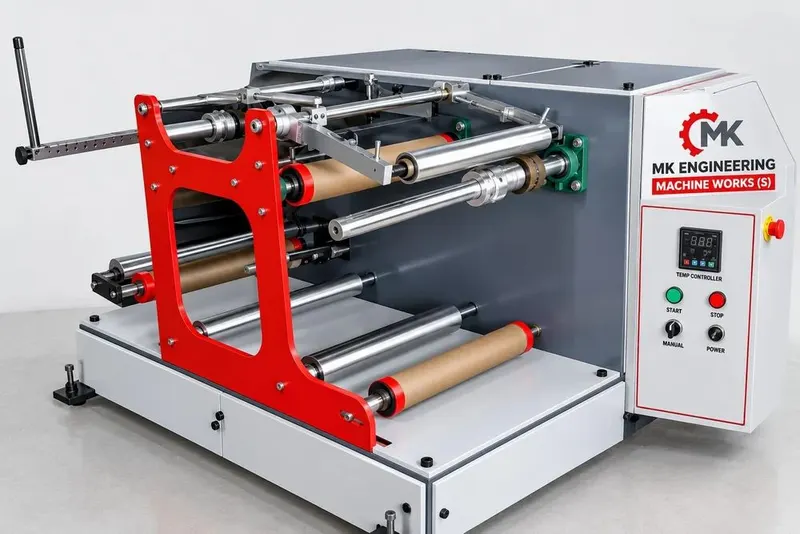 Heavy Duty Doctoring Rewinder Machine