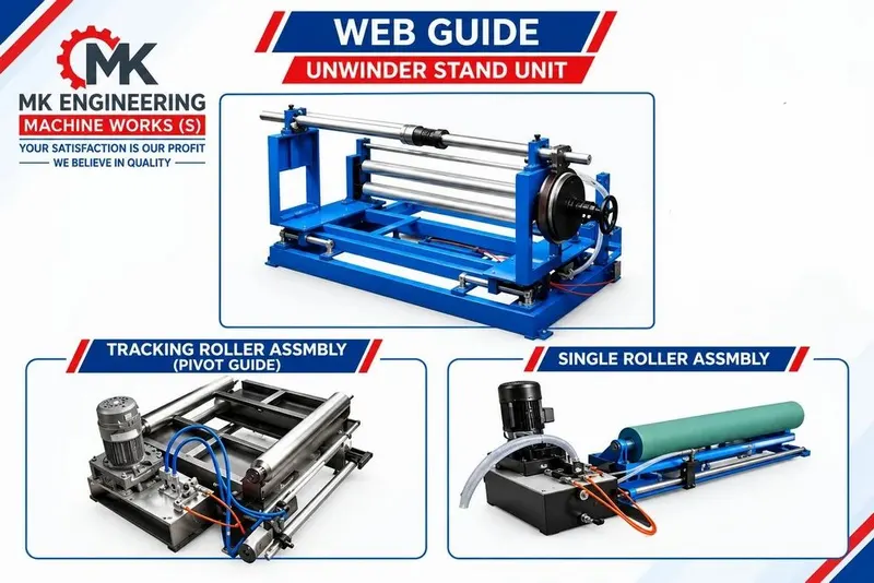 Web Guiding System Unwinder Unit